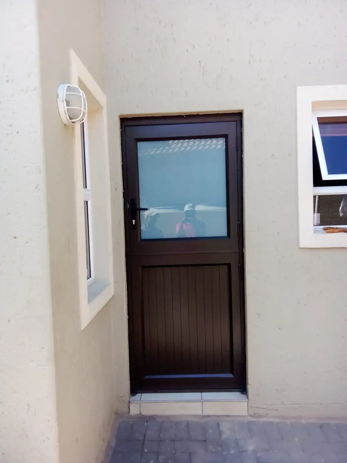 Custom aluminium door fabrication