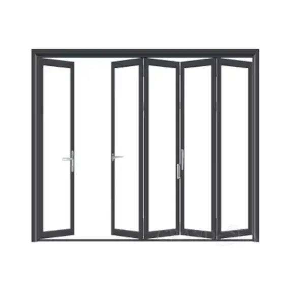 Folding stacking aluminium door system
