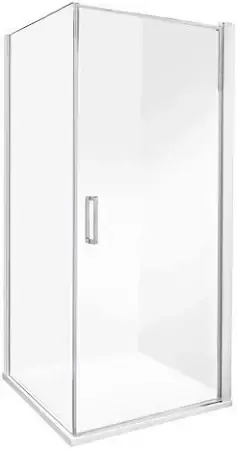 Frameless glass shower enclosure installation