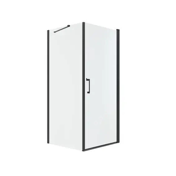Semi-frameless aluminium shower enclosure